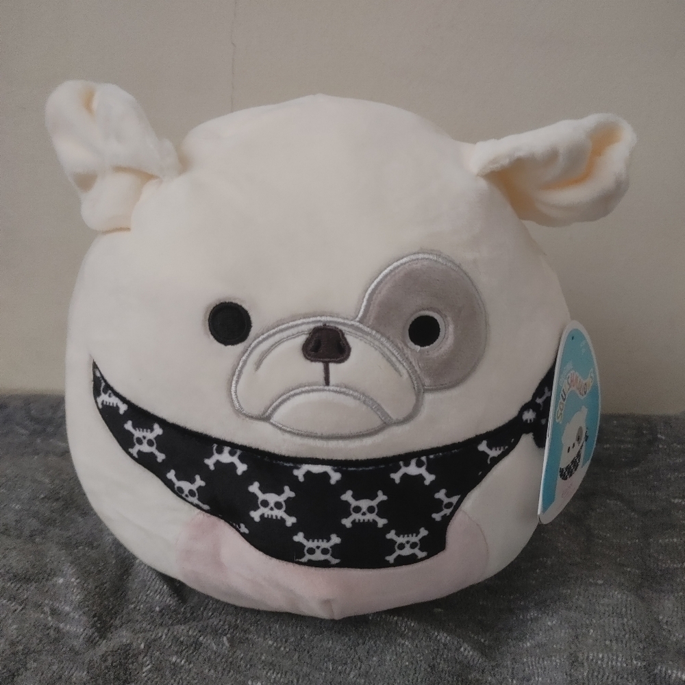 8" Squishmallow Elanor The Bulldog